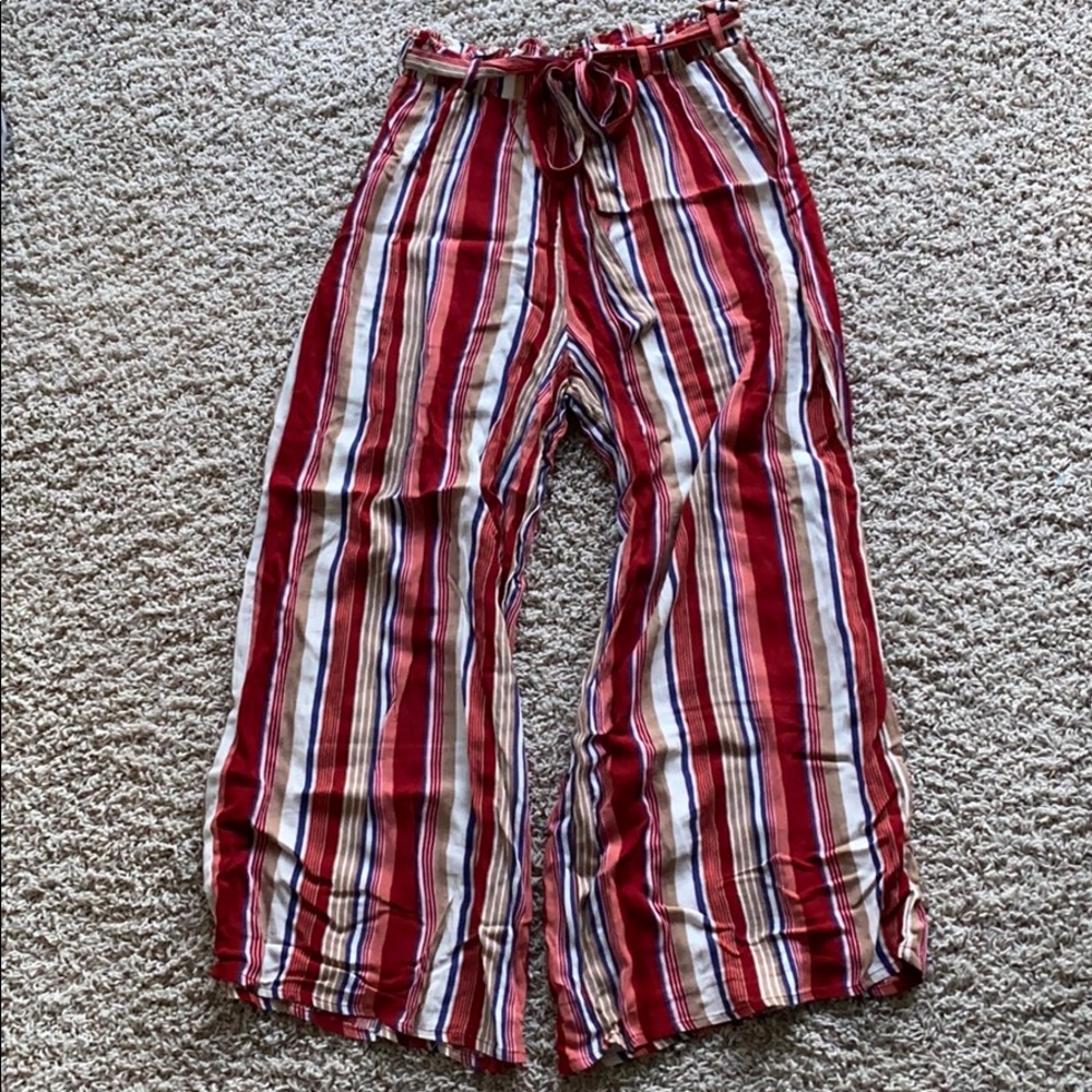 Flowy striped pants